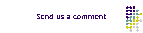 Send us a comment